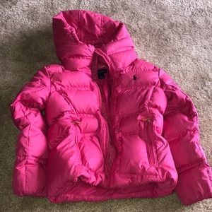Pink Polo Ralph Lauren coat
